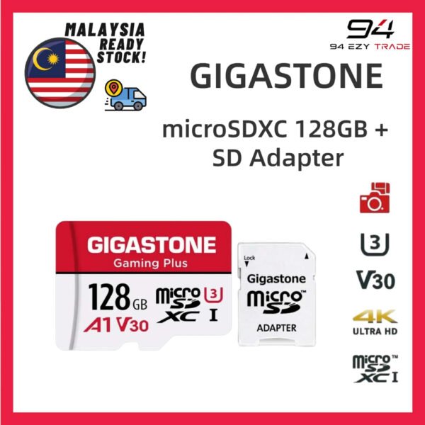 Gigastone 128GB microSDXC Memory Card
